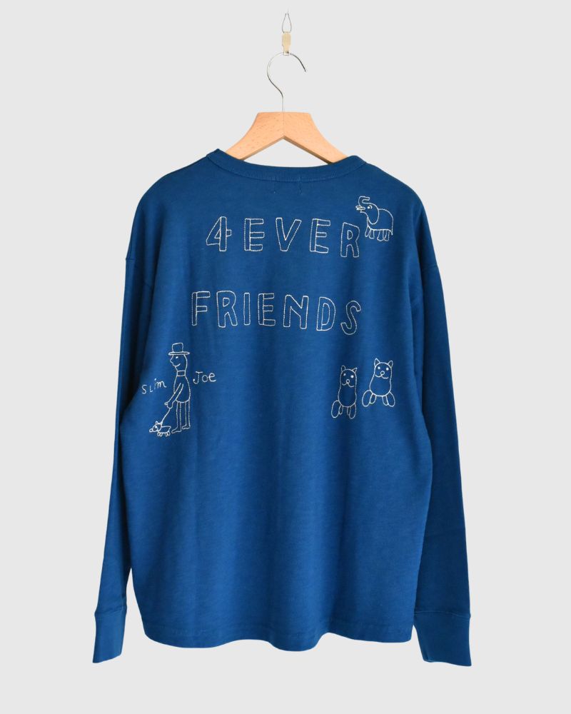 HEY ロングスリーブTシャツ Navy