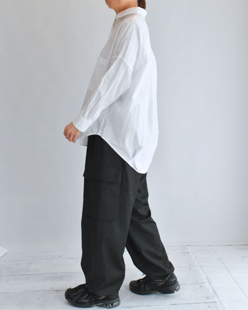 タックコクーンシャツ White