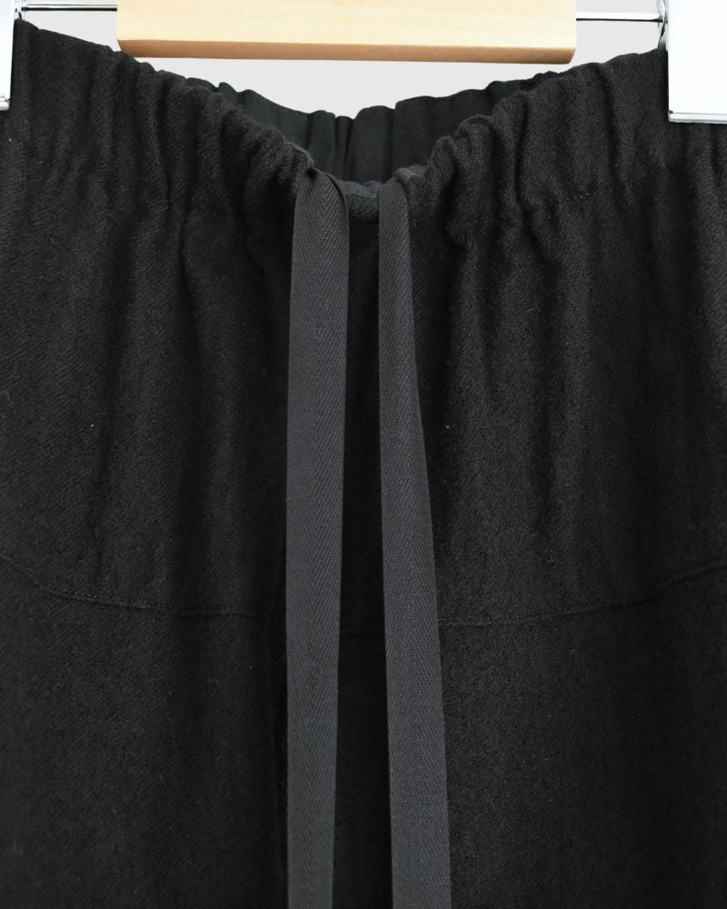 ウールパンツ Black