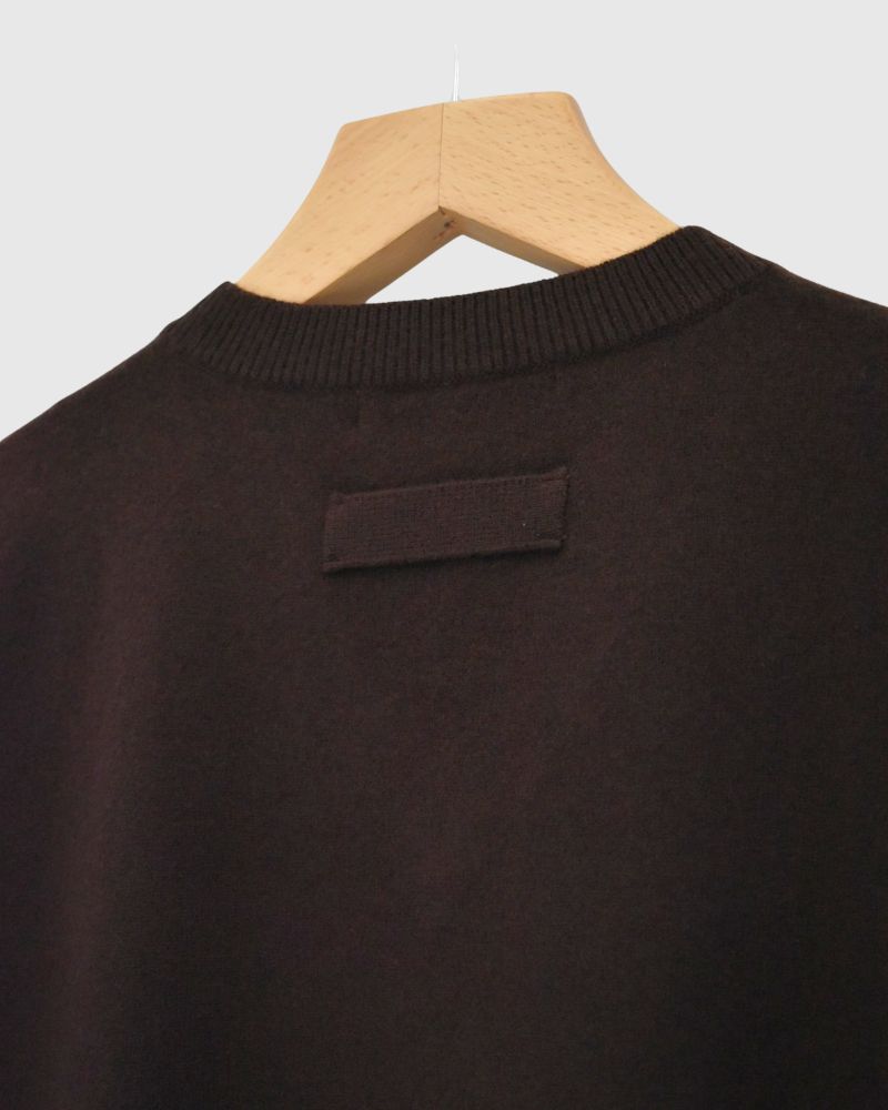 GINNY Vネックニットプルオーバー Brown