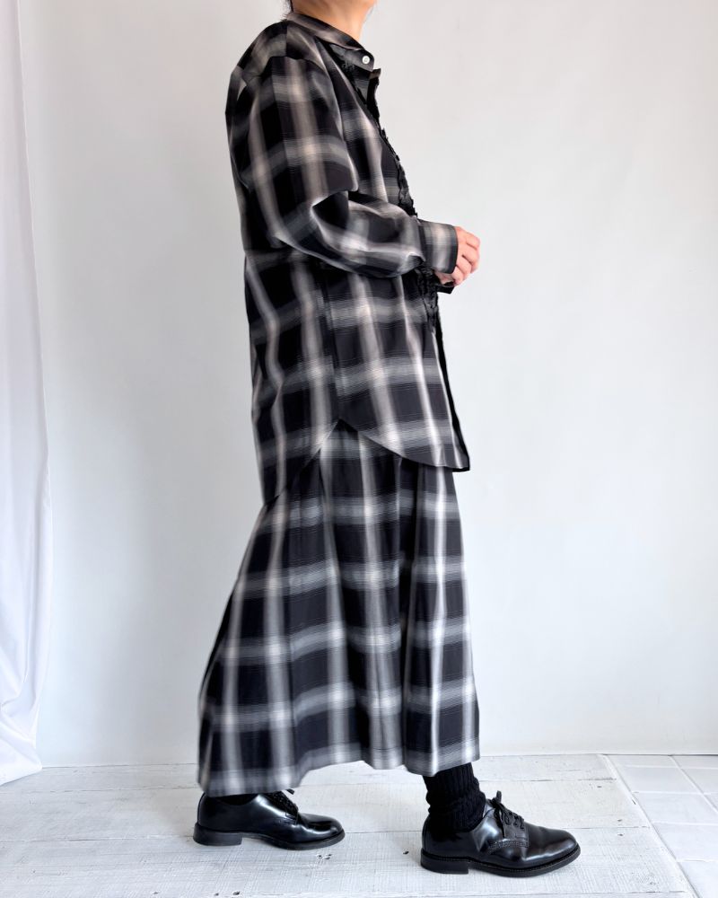 DOLLY-W タックスカート GrayCheck