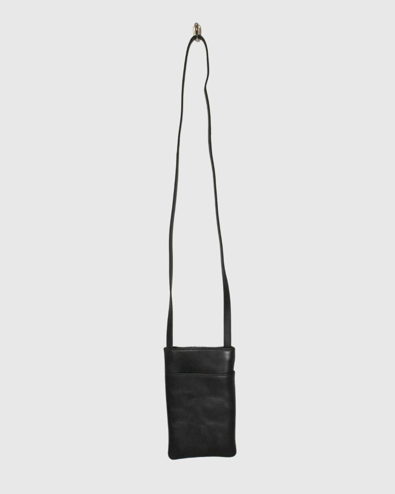 SHOULDER PHONE POUCH Black