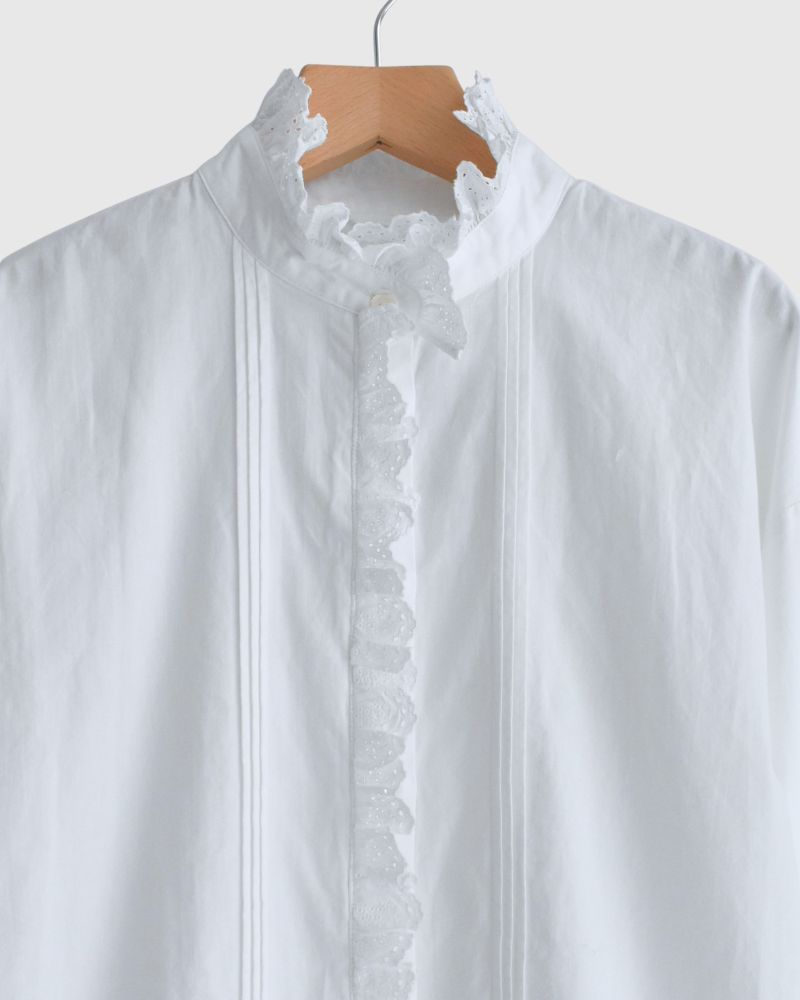 ヴィンテージレースブラウス White