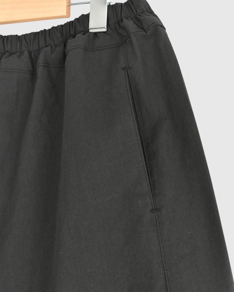 ヴィンテージコットン オーバルパンツ Black