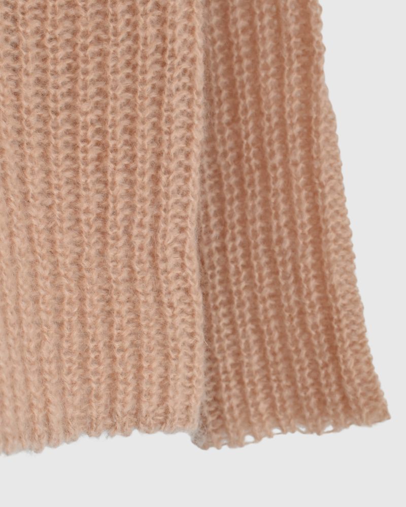 モヘアプルオーバー PinkBeige