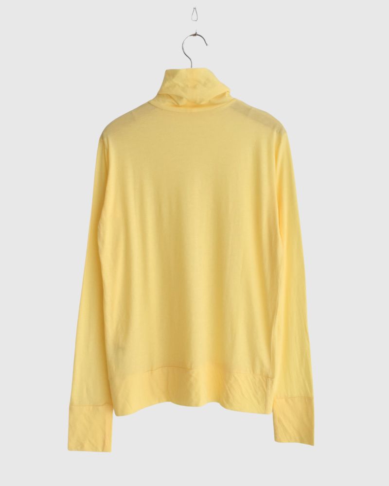 フェザーコットン天竺 タートルネックインナー