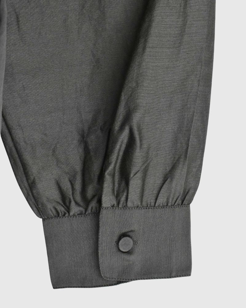 RAHASTHAN TUCK GATHERED PULLOVER Gray