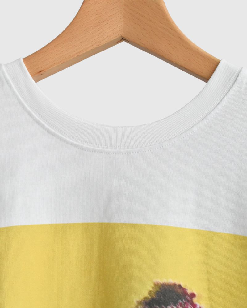 2Way プリントTシャツ OffWhite