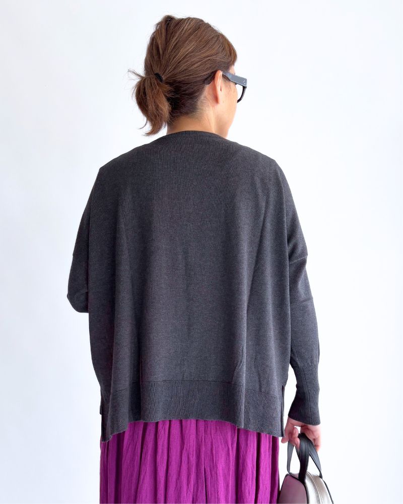 5COL 2WAY カーディガン CharcoalGray