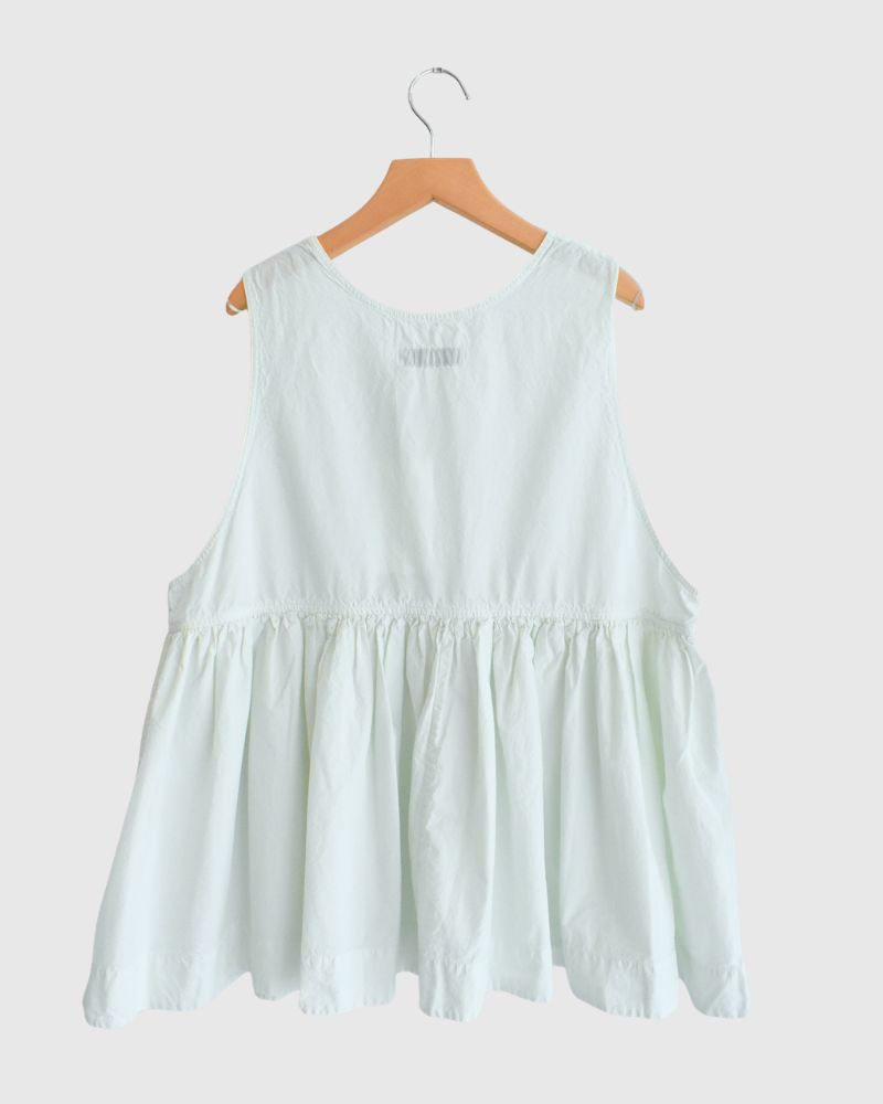 ノースリーブギャザートップス MintGreen