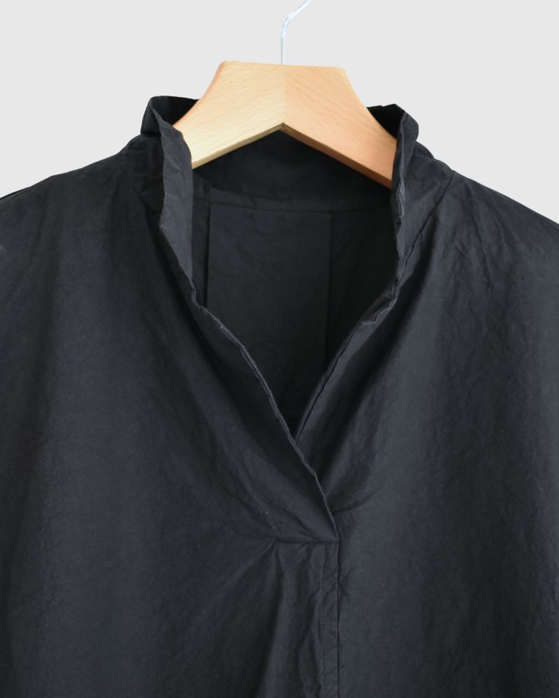 コットンワイドシルエットワンピース NavyBlack