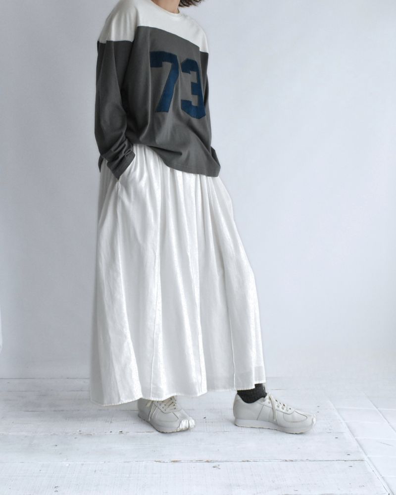 ナンバリング ワイドTシャツ Gray