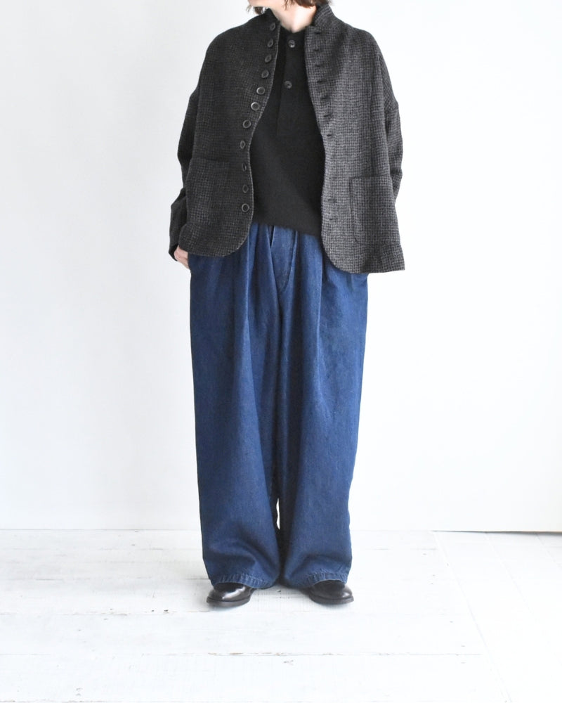 デニムタックパンツ StoneWash