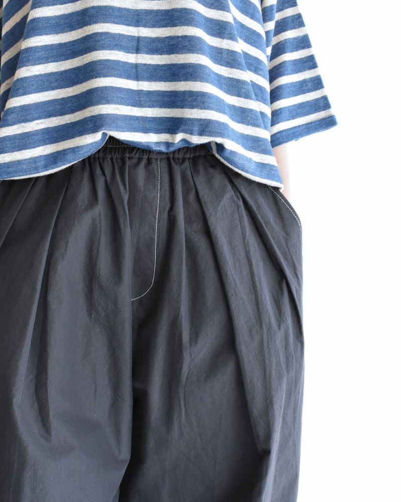 HAKAMA-W タックイージーパンツ Navy