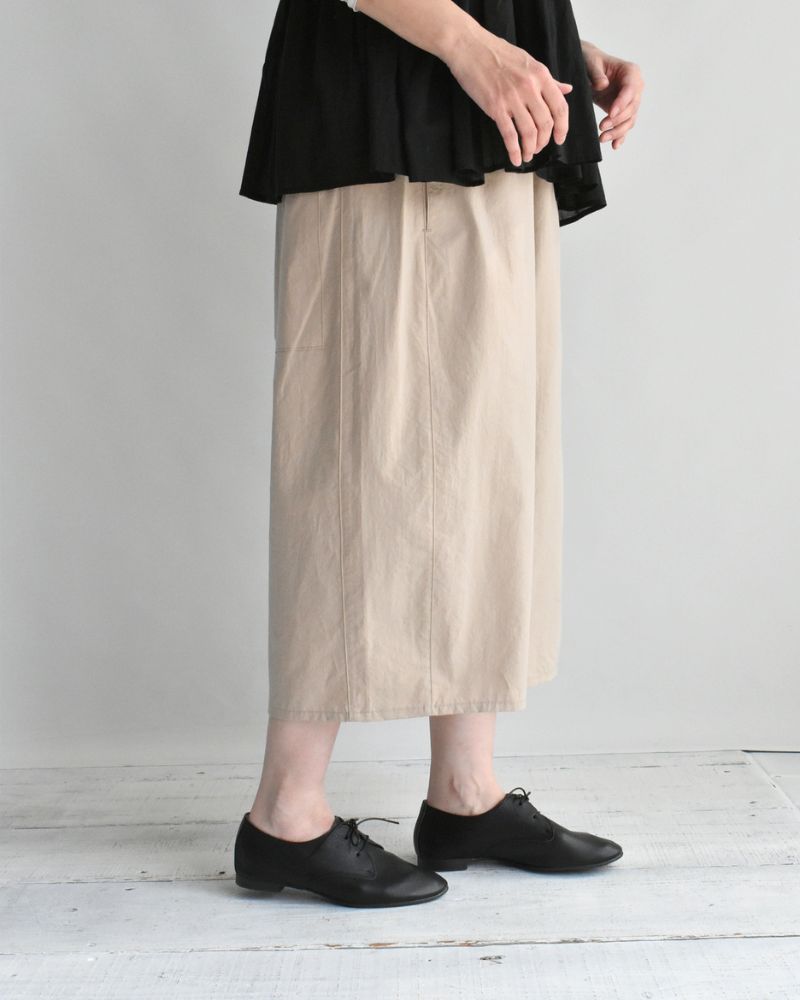 ヴィンテージコットン オーバルパンツ Beige