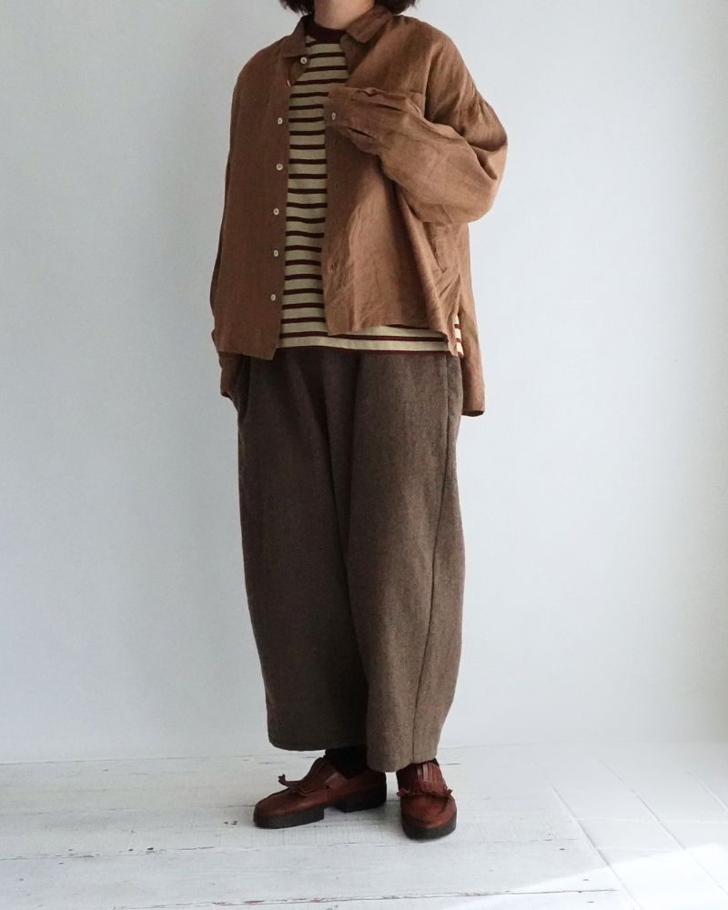 ウールパンツ Brown