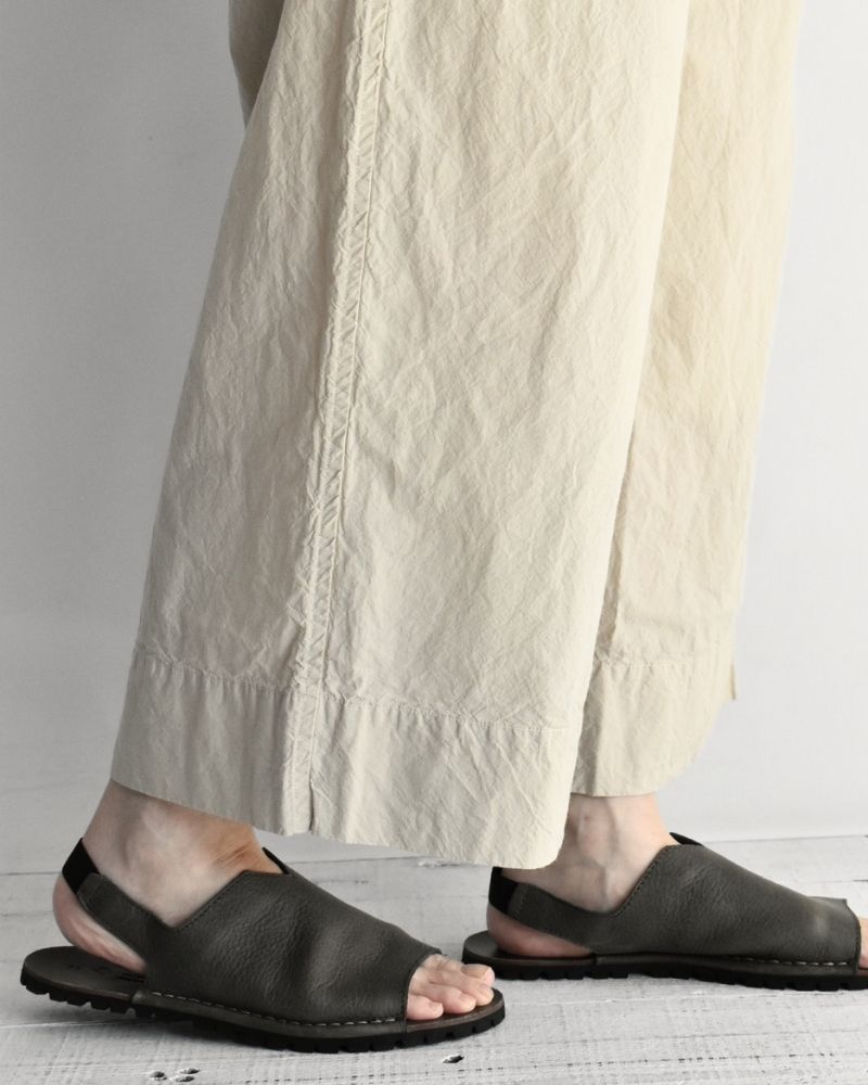 シュリンクワイドパンツ Beige