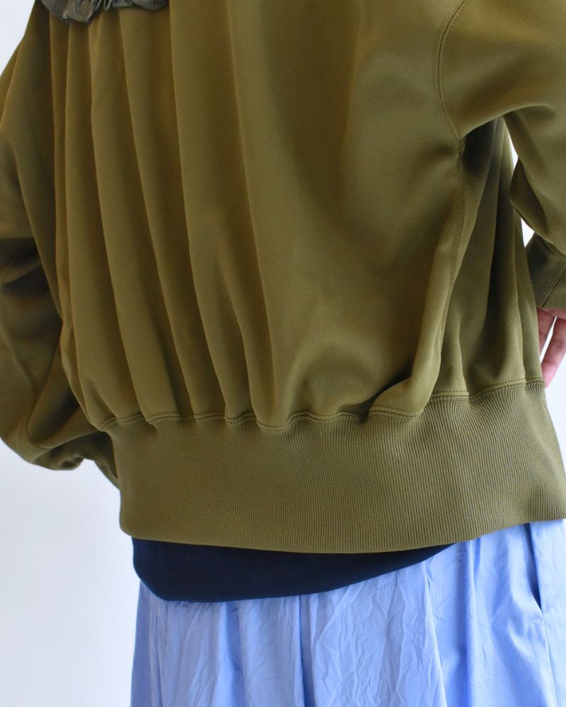 トラックフリルカーデ Khaki