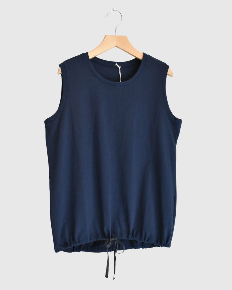 ノースリーブ ドロストTシャツ Navy