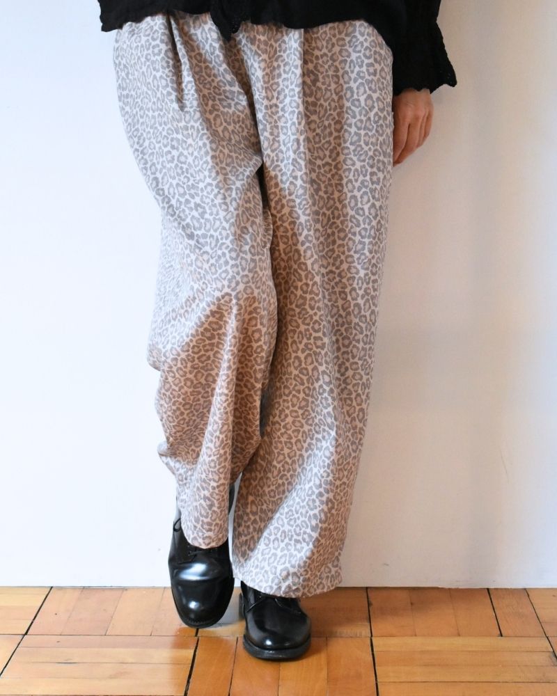 【予約】S/S LA443 LEOPARD KUNG FU PANTS（1月末 – 2月初旬）