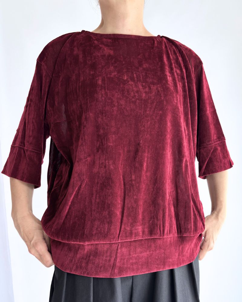 TULLE FLOCKY プルオーバー Bordeaux