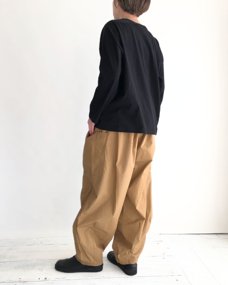 ジャージー プルオーバー Black