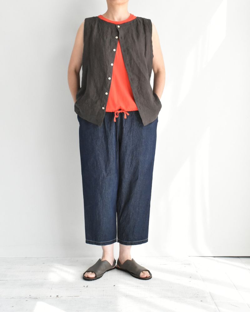 ビックポケットペグトップパンツ (DENIM) Indigo