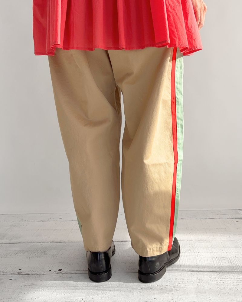 コンパクトチノ PENNIE リメイクベースボールパンツ OffWhite