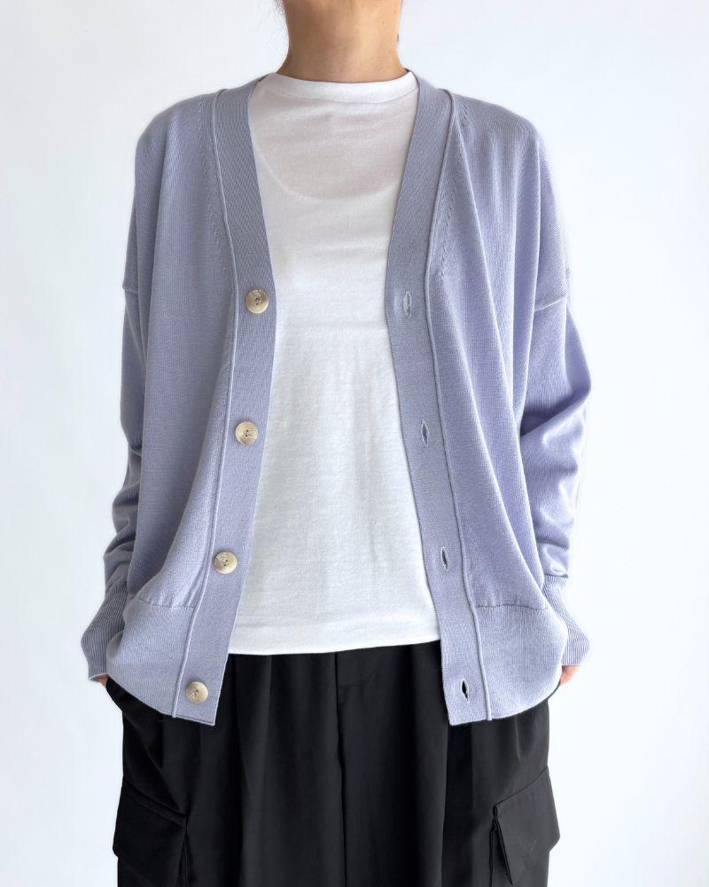 メリノダディカーディガン Lavender