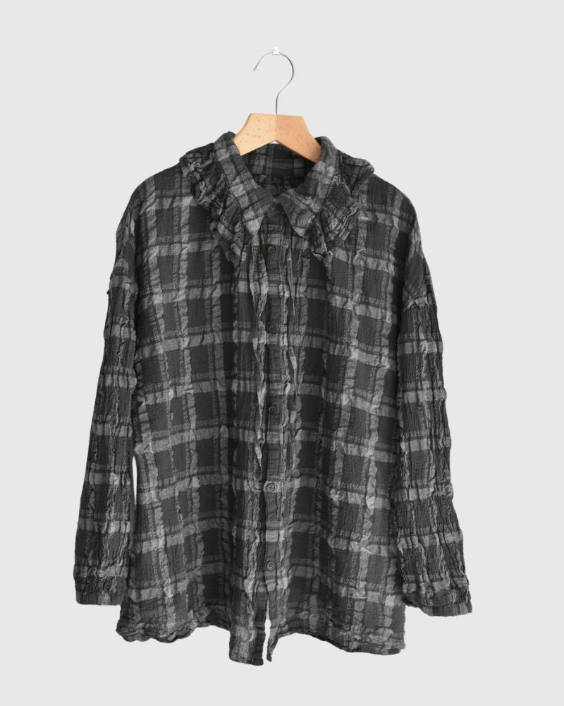 Favorite チェックブラウス GrayCheck
