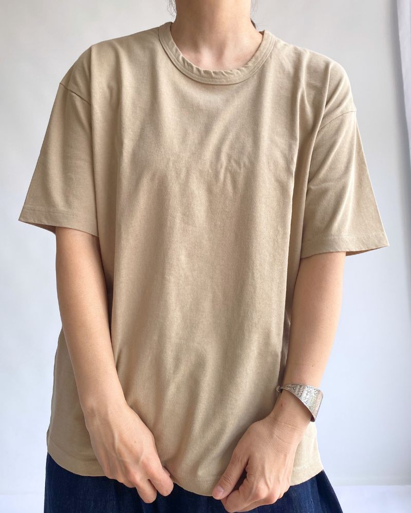 強撚ツイル PULLOVER Beige