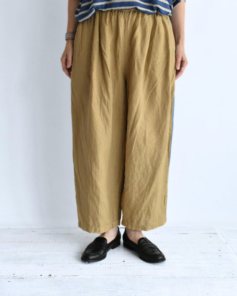 サイドラインカンフーパンツ BrownBeige