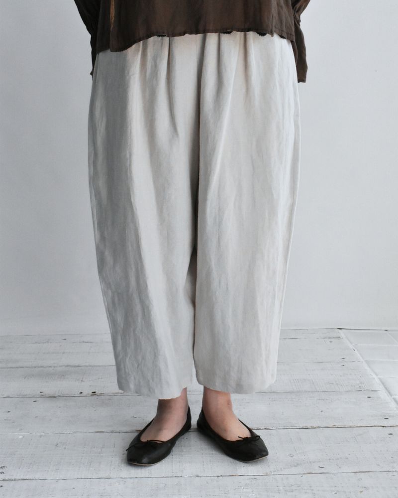 エッグパンツ（LINEN） IceGray