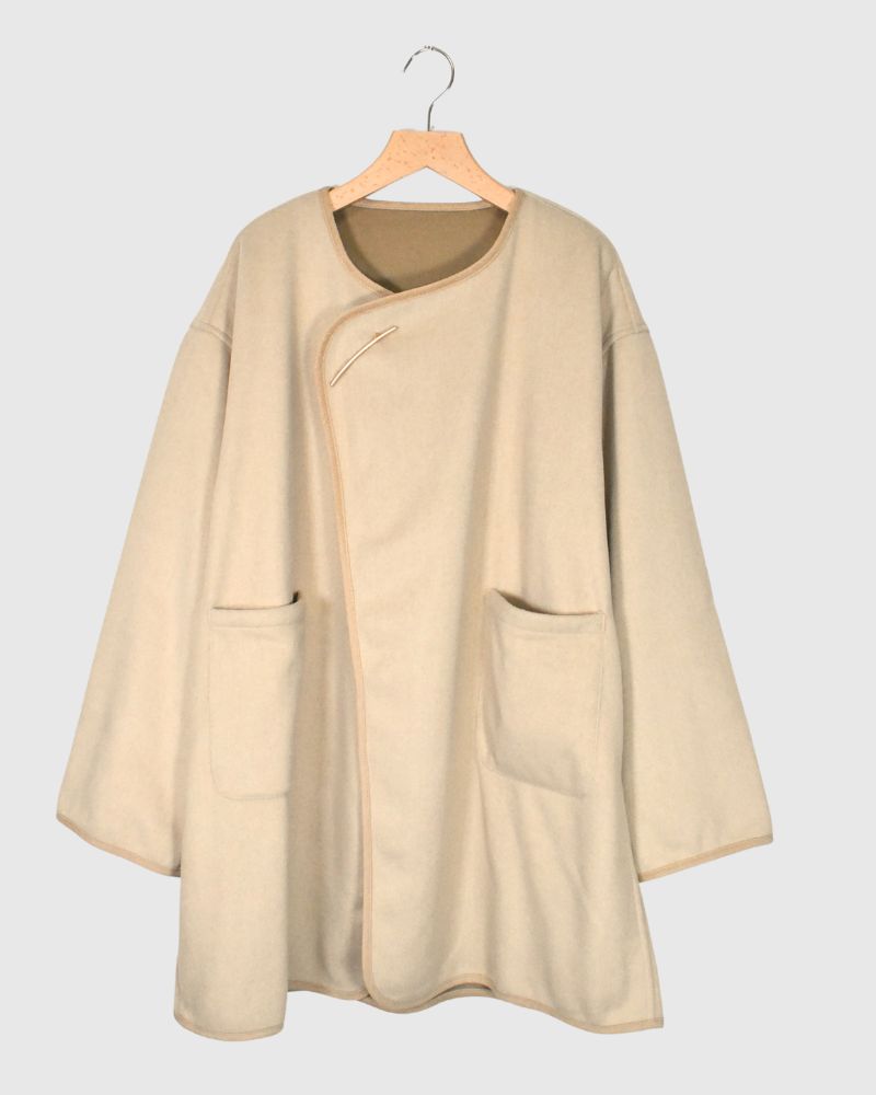 4WAY REVERSIBLE COAT 'KALIE' Beige