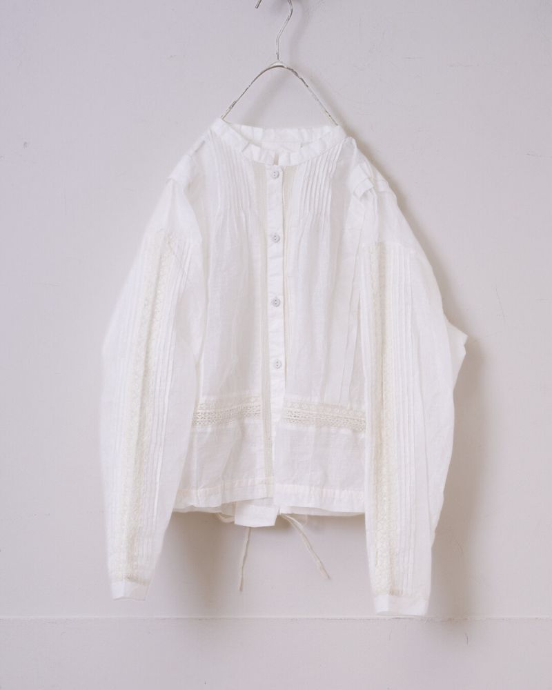 【予約】MS/F RS001 エアリーピンタックレースブラウス（9月初旬 - 9月中旬）