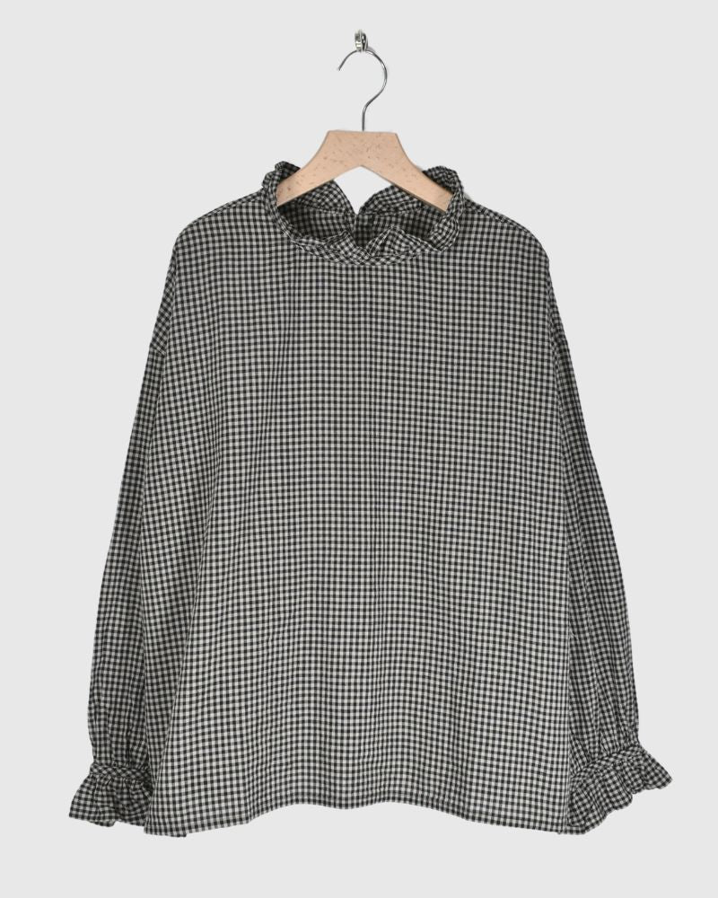 ヴィンテージカラー2wayプルオーバー Gingham