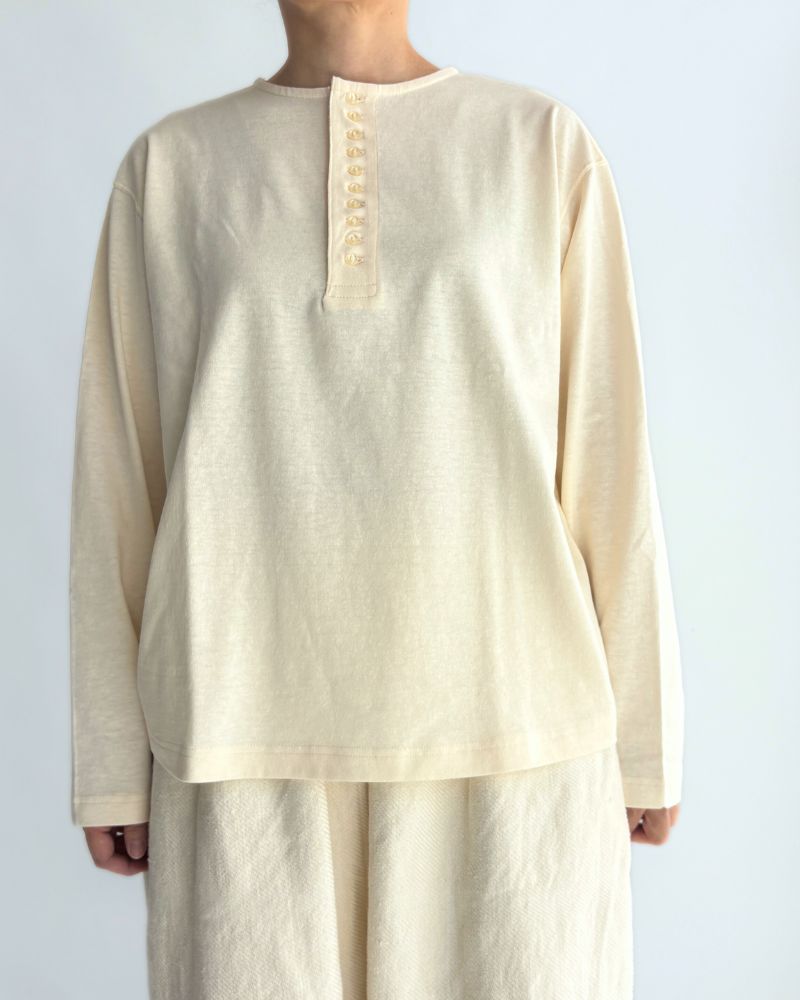 10ボタンTee Ivory