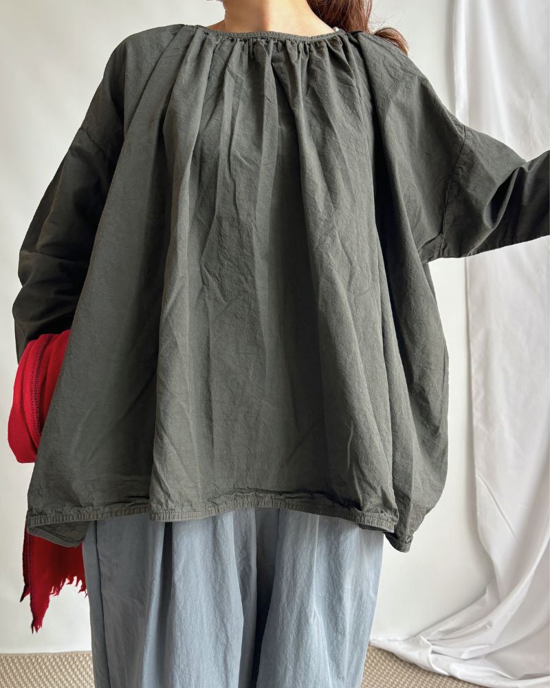 ギャザープルオーバー Gray