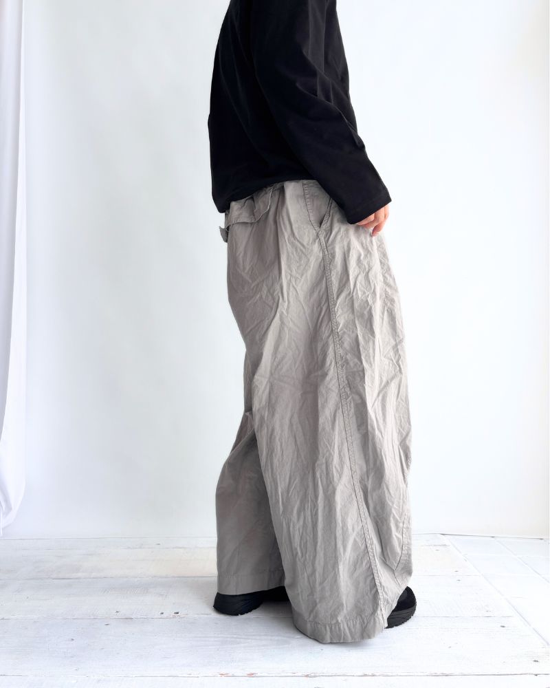 コットンシルクパンツ Gray