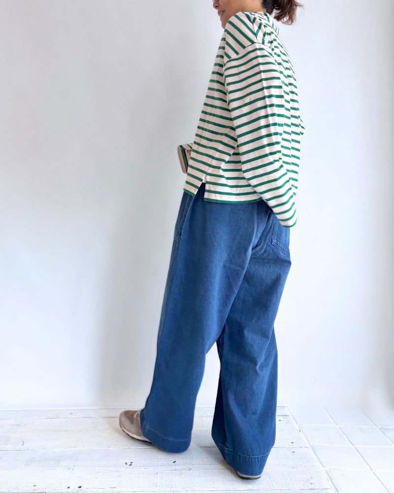 taco cotton ボーダータイ Pink/Green