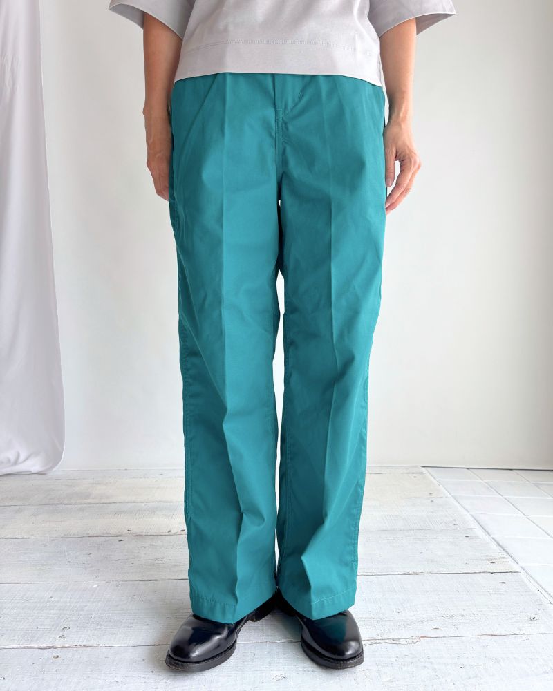 PE/Cツイル センタープレスパンツ LightGreen