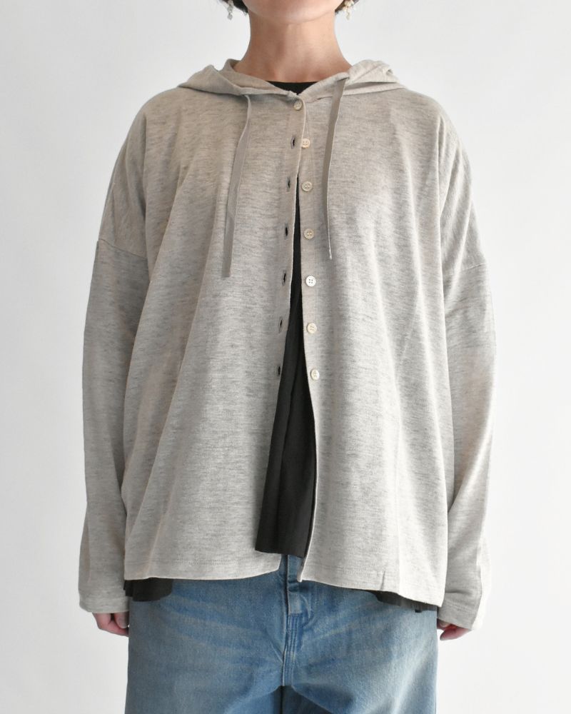 フードカーディガン（LINEN） Natura