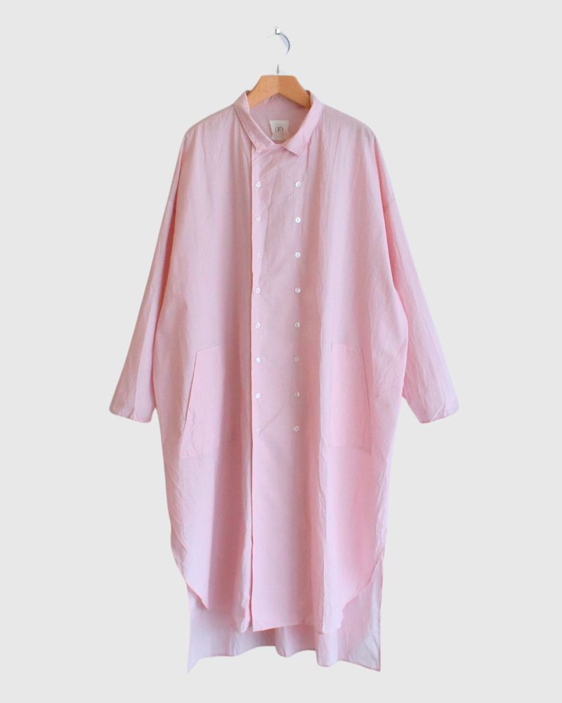 LENO ピンクストライプオールインワン