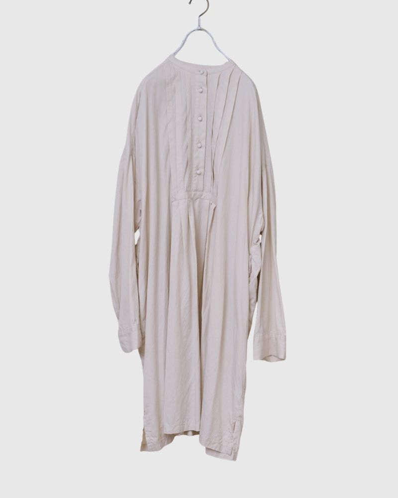 【予約】 F/W LA 502 アノニマスピンタックチュニックブラウス（8月末 - 9月初旬）