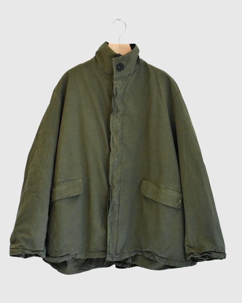 ガーメントダイショートコート Khaki