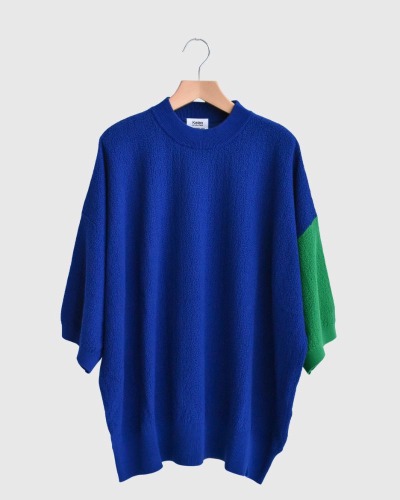 リンクス ニットトップ 'JAQ2' Blue