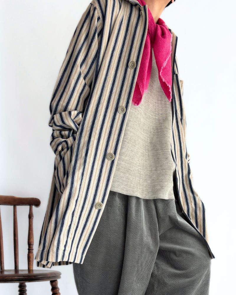 インディゴストライプ アトリエジャケット Stripe