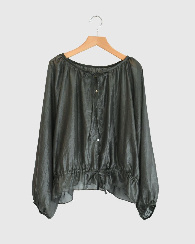 【予約】S/S 8T008 2wayギャザーシャツ（4月）