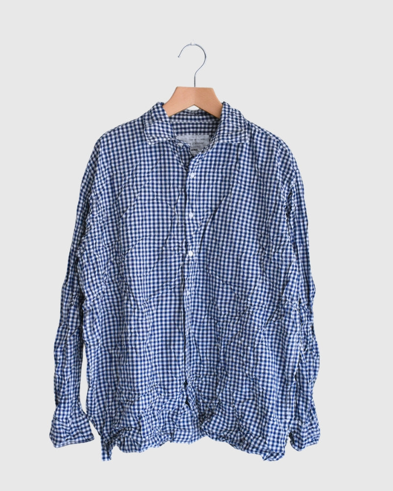 REGULAR COLLAR L/SL SHIRTS BlueGingham