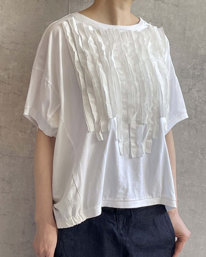 【追加生産】S/S 8T010 異素材スラッシュTee （6月中旬）